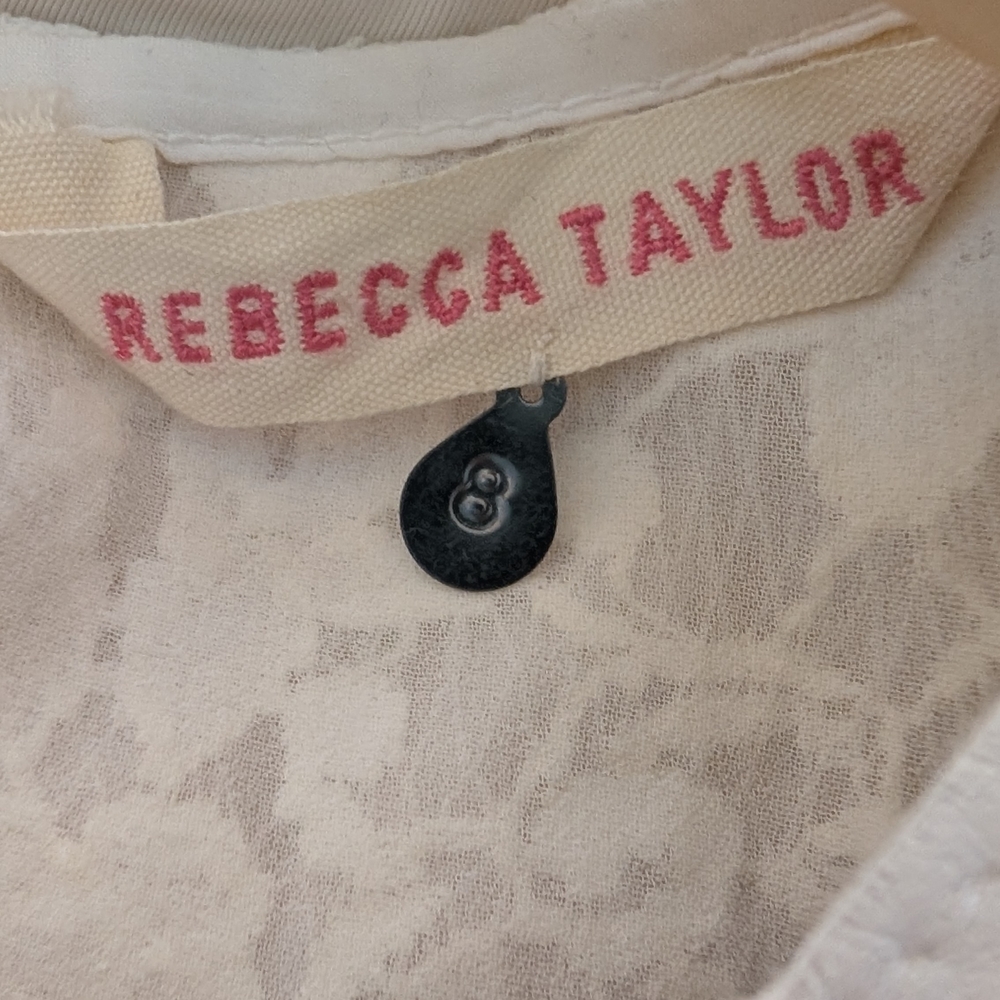 Rebecca Taylor White and Gray Skirt Dress - Picture 5 of 7